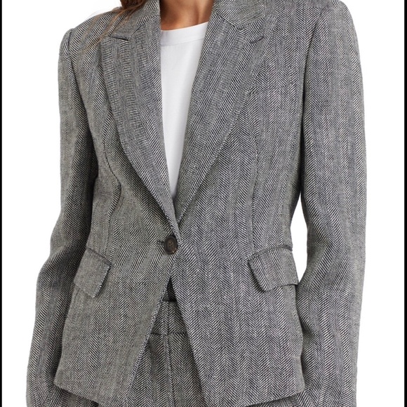 Brunello Cucinelli Jackets & Blazers - NWT Brunello Cucinelli Linen Herringbone Blazer